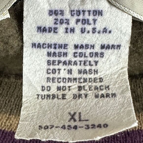 VTG Winona Golf Sweatshirt Mens XL Varsity Elbow Patch Sports Preppy USA Made* - Picture 2 of 13